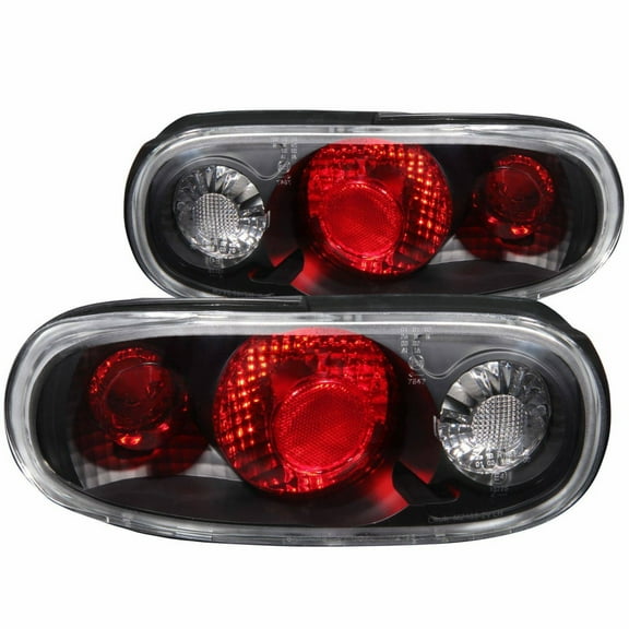 ANZO For Mazda Miata 1990-1997 Tail Lights Black | 221077