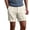 Khaki-I2, variant on Men's Casual Cotton Linen Shorts with Drawstring Elastic Waistband Shorts Summer Beach Vacation Golf Linen Shorts Flat Front Cotton Linen Wear with Pockets,Gray L