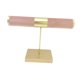 thumbnail image 5 of Soporte para presentación de joyería, organizador de joyas de terciopelo rosa para vestidor, hogar y dormitorio Estilo A, 5 of 8