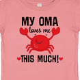 thumbnail image 4 of Inktastic Oma Loves Me Grandson Boys or Girls Baby T-Shirt, 4 of 5
