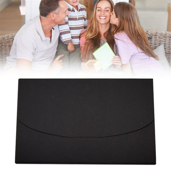 Xloro Kraft Paper Envelope Mini Gift Card Envelopes Blank Greeting Card Packaging Box for Invitations Thank You Cards Business Cards DIY Message Note Cards Storage (1Pc 6"x4")