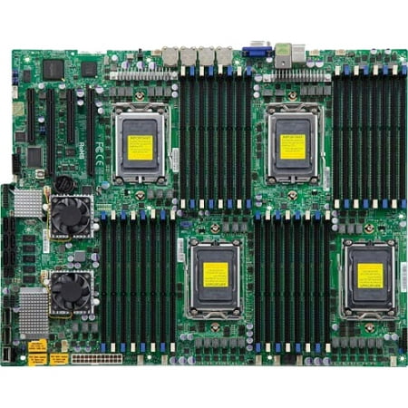 Supermicro A+ H8QGi+-LN4F Motherboard Opteron 6000 Socket G34 12-Core DDR3 SATA2 RAID IPMI GbE PCIe SWTX (Best Motherboard For Raid)