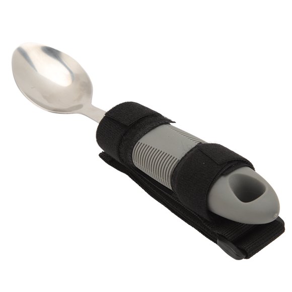 Strap Adaptive Scoop Utensil,Strap Adaptive Scoop Stainless Strap Adaptive Scoop Adaptive Eating Utensil Ultimate Reliability