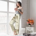 thumbnail image 5 of Salouo American Monuments Print Women's Pajama Pants Casual Loose Sweatpants PJs Flowy Pants Drawstring Palazzo for Women Wide Leg Pants Lounge Pajama -X-Large, 5 of 8