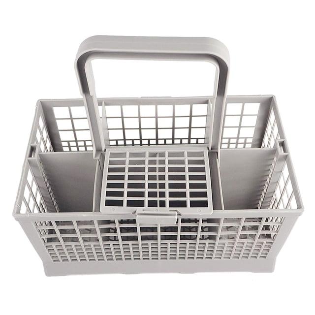 Universal Cutlery Basket with Multiple Compartments for Dishwashers