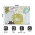 thumbnail image 5 of Green and Blue Pioneer Flower Pattern Door Rugs,Washable Non Slip Door Mats Indoor,Decorative Door Mats,Entry Mat Indoor for Entrance,Bedroom,Kitchen,Bathroom,16"x24", 5 of 6