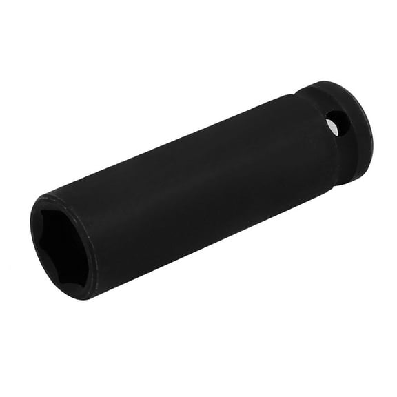 1/2-inch Square Hole 16mm Inner Hex CR-V Steel Black Impact Socket