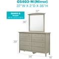 thumbnail image 2 of Glory Furniture Primo G1336-D Dresser , Black, 2 of 4