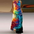 thumbnail image 1 of Fankiway Femmes Décontractée en Vrac Imprimé Débardeur Robe Plage V-Cou Poche Robe Sans Manches Robes de Plage Robes de Femmes Grande Taille Robes de Femmes, 1 of 5