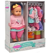 Soft Body Baby Doll, 14 Inch Doll with Clothes Set and Accessories