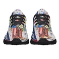 thumbnail image 5 of Cowgirl Boots Flower 4th of July Shoes Sneakers Black Size 13, 5 of 7
