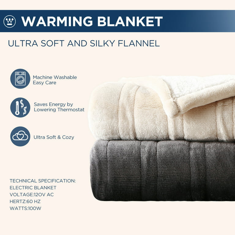 220 Volts Check And Plain Wool Electric Blanket at Rs 750 in