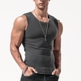 thumbnail image 2 of Mens Casual Winter Warm Undershirt Top Round Neck Sleeveless Muscle Vest T-Shirt, 2 of 9