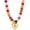 Gold-1, variant on VNOX Stainless Steel Gold White Beaded Heart Pendant Necklace for Women, Birthday Gift Jewelry