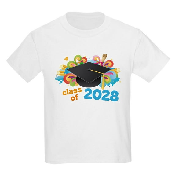 CafePress - 2028 Graduation Kids Light T Shirt - Light T-Shirt Kids XS-XL