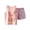 Girls Summer Set-B318-Purple, variant on Baby Girl Clothes Toddler Summer Outfits Sleeveless Tie Strap Tank Top Elastic Waist Shorts Clothing Set Girls Summer Set 1-7 Years,5-6 Years