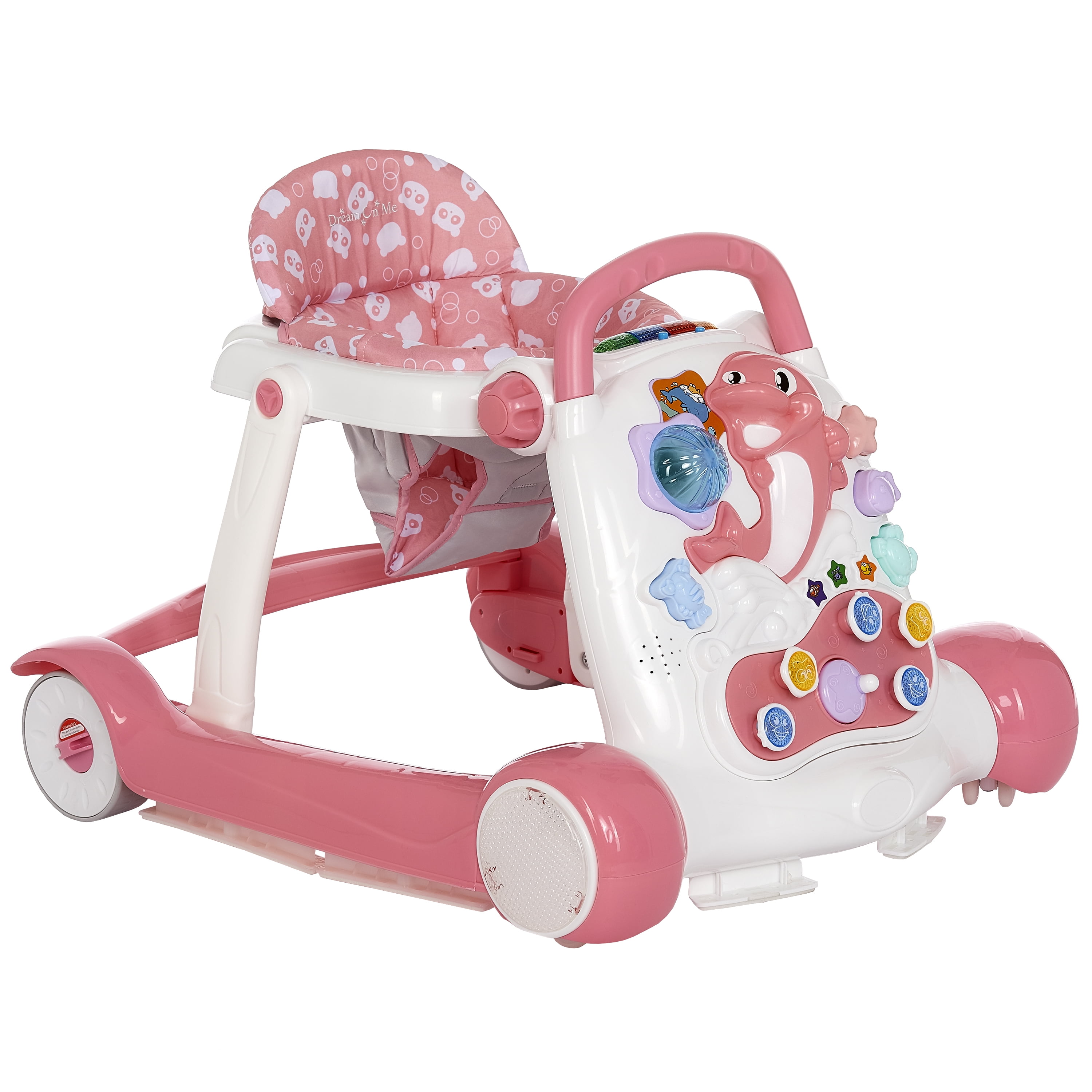 Dream on Me Splash Walker and Activity Center in Pink Cherry