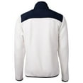 thumbnail image 3 of Men's-Cutter & Buck  White New England Revolution Big & Tall Cascade Eco Sherpa Fleece Full-Zip Jacket, 3 of 3