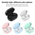thumbnail image 5 of Alpha Digital Touch Control Wireless Ear-Buds, Bluetooth 5.0, Easy Pairing, LED Power Indicator, Noise Canceling, True Stereo Bass Sound Quality, Dust-Proof, Waterproof,12 Hours Play time, Blue, 5 of 11