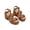Brown, variant on Bocca Women's Sandals Adjustable Straps Platform Slingback, 3Inch Mid Heel Thick Open Toe, Brown, 8M