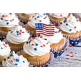 thumbnail image 2 of Patriotic Sprinkles - 1.1 Pound - Red White and Blue Stars - Fourth of July Confetti Sprinkles for Cupcakes A Great Surprise Patriotic Stars Sprinkles Red White Blue Confetti Shaped Topping 1.1 Pound, 2 of 8