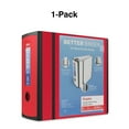 Staples Better 5inch 3 Ring View Binder Red 1618004