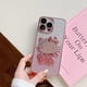 thumbnail image 2 of Sanrio-fundas de teléfono de hello kitty para iPhone 14, 13, 12, 11 Pro Max, con diamantes de colores galvanizados, color rosa kawaii Fivean unisex, 2 of 2