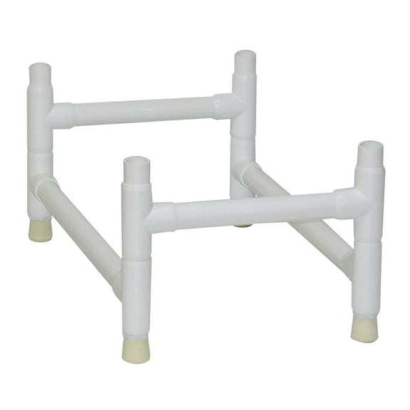 Optional 9" single base extension with rubber tips for reclining bath chairs