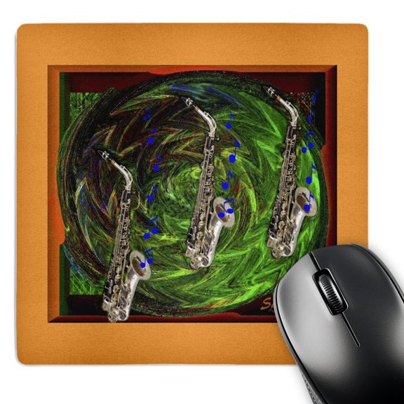 3dRose, Sax Blues, MousePad