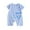 Sky Blue, variant on Yievot 0-12M Newborn Baby Girl Boy Outfits Cute Animals Print Toddler Onesies Short Sleeve Romper Jumpsuit Cotton Soft One Piece Sleepers Outfits