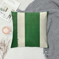 thumbnail image 2 of Nawypu  ST Patricks Day Lucky Charm Irish Whiskey Clover Stripes Throw Pillow Covers,  Green Shamrocks Decoration for Sofa Couch Set of, 2 of 5