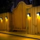 thumbnail image 5 of 6 piezas de luces solares impermeables para decoración de jardín y hogar para valla de pared de patio al aire libre, 5 of 5