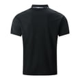 thumbnail image 5 of Camisa informal de manga corta con bolsillo para hombre, ideal para vacaciones y uso diario, con diseño estampado en poliéster, tallas S-XXXL., 5 of 5