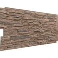 thumbnail image 6 of Ekena Millwork 45 3/4"W x 24 1/2"H x 1 1/4"D Canyon Ridge Stacked Stone, EverStone Faux Stone Siding Panel, Orchard Cliff, 6 of 9
