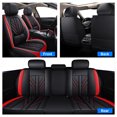 thumbnail image 3 of FANOTEK Black Leather Full Set 5 Seat Cover for Chevy Cobalt, 3 of 14