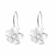 thumbnail image 2 of Pendientes de flor 925 plata plumeria para mujer y niña, pendientes de zirconia cúbica con forma de flor, joyas para regalo de cumpleaños y Navidad, 2 of 7