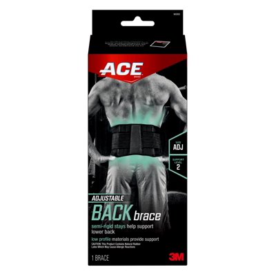 Buy Ace Brand Adjustable Back Brace Black Low Profile Online In Indonesia 22150839