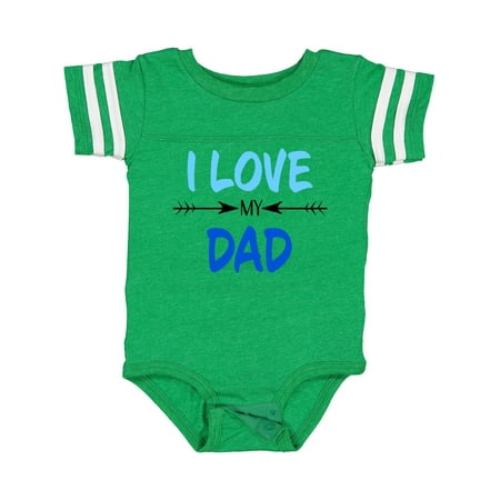 

Inktastic I Love My Dad Fathers Day Gift Baby Boy or Baby Girl Bodysuit