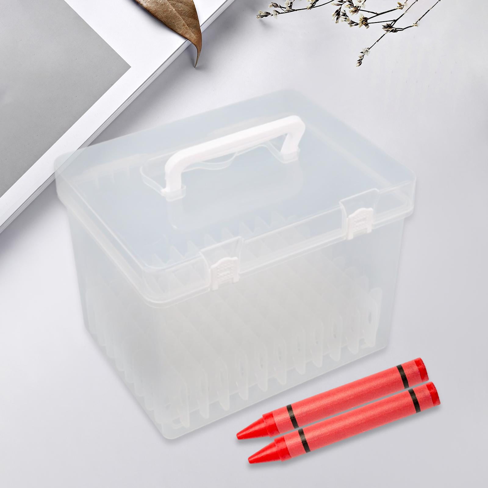 Marker Pen Carrying Case, Marker Holder with Slots, Portable Office Desk Organizer, Marker Pen Organizer, Brush Pen Case 108 Slots