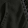 thumbnail image 5 of Zynoxe Men's Hooded Sweatshirt with Side Pockets & Elastic Cuffs Hem Zip Up Drawstring Hoodie Fashionable Printed Sweatshirt for Men Versatile Solid Color Long Sleeve Sweatshirt Jacket S, 5 of 7