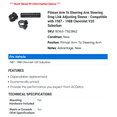thumbnail image 2 of Pitman Arm To Steering Arm Steering Drag Link Adjusting Sleeve - Compatible with 1987 - 1988 Chevy V20 Suburban, 2 of 2
