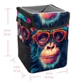 thumbnail image 5 of Monkey Foldable Car Trash Bin with Lid, Leak-Proof Mini Trash Can, Car Garbage Can, and Hanging Storage Bag, 5 of 6