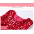 thumbnail image 5 of JAHH Children's Quick Drying Dresses Summer Children with Sequin Flower Princess Wind Cake Princess Dress for Wedding Birthday Holiday Party Vestido(8-9 Years,Red), 5 of 6