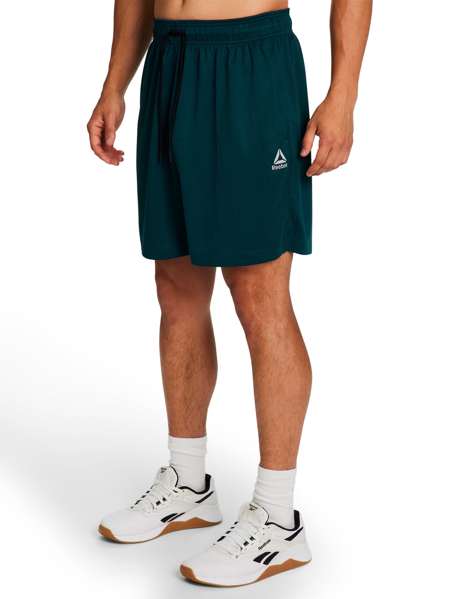 Reebok Men's & Big Men's Dash Rice Hole Mesh Gym Shorts, 7" Inseam, Sizes XS-5XL