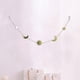thumbnail image 3 of Luna Estrella Colgante De Pared Luna Decoración Dorada Decoración Del Hogar Luna Estrella Arte Adornos Para Dormitorio 5 Piezas Yuarrent HA027713-01, 3 of 6