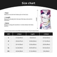 thumbnail image 5 of Wukai Colorful Bulldog Print Women's Workout Tank Top Mesh Yoga Shirts Athletic Running Shirt Athletic Gym Shirts-X-Large, 5 of 7