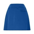 thumbnail image 3 of RQYYD Women's 16" Golf Skorts Skirts 5 Pockets High Waisted Stretchy Tennis Skirt Athletic Workout Running Blue S, 3 of 6