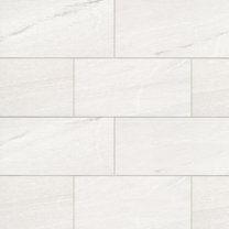 Bedrosians Urban 2.0 Rectangle Honed Porcelain Tile 12 x 24, Nova White (15.75 sq. ft./Case)