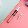 thumbnail image 3 of Liquid Liquid Makeup Lipstick Waterproof Long Lasting Double Headed Lip Gloss Non Stick Cup, 3 of 8