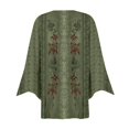 thumbnail image 5 of Vedolay Cardigans for Women Casual Knit Cardigan Sweaters Coats for Female 2023 Green,XL, 5 of 5